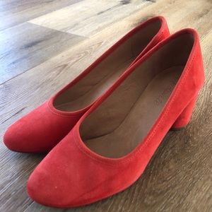 Madewell size 8 suede heels